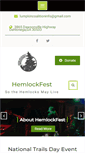 Mobile Screenshot of hemlockfest.org